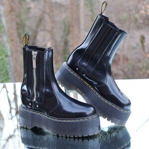 Dr Martens 2976 Max Leather Platform Chelsea Boots